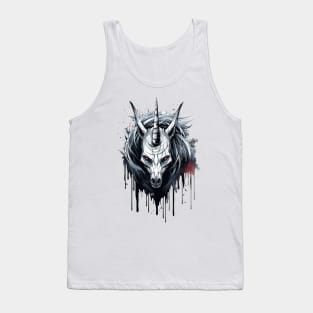 Creepy Unicorn Tank Top